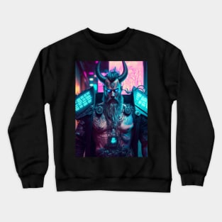 Viking Cyberpunk Crewneck Sweatshirt